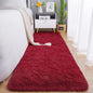 Chicrug Soft Runner Rug for Bedroom Living Room Plush Fluffy Rugs 2x6 Feet, Shag Furry Runner Rug Carpet Non Shedding for Nursery Children Kids Girls Room Home Decorative, Wine Red
