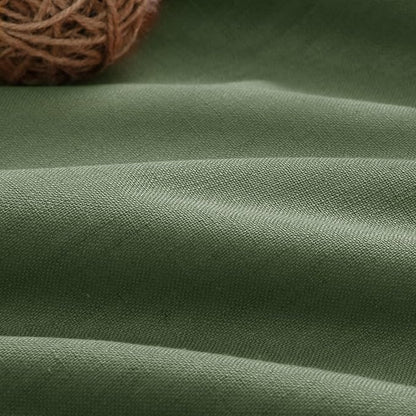 Guken Olive Green 100% Blackout Curtains 90 Inch Length 2 Panels Set for Living Room Bedroom Back Tab Thermal Insulated Black Out Linen Drapes Room Darkening Window Curtains 90 Inches Long