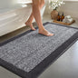 60x24 Long Bathroom Rugs Washable Non Slip, Dark Grey Bath Mat for Bathroom Floor Tub, Soft Absorbent Quick Dry Mats for Shower, Bathtub,Home Decor