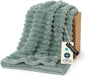 Bedsure GentleSoft Twin Blanket for Couch - Cozy Soft Blankets for Women, Cute Small Fleece Throws for Girls, Sage Green, 60x80 Inches