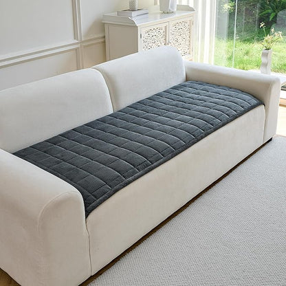 Couch Covers for Dogs Washable, Non Slip Couch Covers for Loveseat Sofa Pet Friendly, Soft Fuzzy Sofa Covers for Pet, Dog Couch Cover Furniture Protector(1PC,Dark Grey,27.6"x59.1")