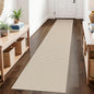 KOZYFLY Runners for Hallways 2x10 ft Washable Kitchen Runner Non Slip Rubber Backed Hallway Rugs Cotton Entryway Runner Rug Floor Carpet for Indoor Hall, Backdoor, Kitchen, Ivory/Khaki