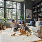 Rugs for Bedroom 4x6, Alfombras para Salas Shag Large Plush Soft Area Rug, Shaggy Carpets for Livingroom, Kids Boys Girls Home Decor Aesthetic(Cream, 4 x 6)