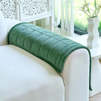 Couch Covers for Dogs Washable, Non Slip Couch Covers for Loveseat Sofa Pet Friendly, Soft Fuzzy Sofa Covers for Pet, Dog Couch Cover Furniture Protector(1PC,Green,27.6"x27.6")