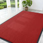 OLANLY Front Door Mat Indoor Outdoor Entrance, Waterproof Heavy Duty Doormat, Fade Resistant, Low Profile, Easy Clean Patio Porch Welcome Floor Mats for Entry, 59x40, Red