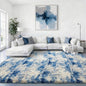 Ophanie Blue White and Grey Area Rugs for Living Room 8x10, Fluffy Shag Large Fuzzy Plush Soft Carpets, Floor Shaggy Rugs for Bedroom, Carpet for Kids Boys Girls Dorm Nursery Home Decor Aesthetic