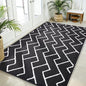 OLANLY Front Door Mat, Non-Slip Rubber Backing, Dirt Resistant and Absorbent, Washable, Easy to Clean Low-Profile Indoor Doormat for Back Door, Entryway, Inside Entrance, 59x35, Deep Black
