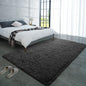 LOCHAS Ultra Soft Indoor Modern Area Rugs Fluffy Living Room Carpets for Children Bedroom Home Decor Nursery Rug 5.3x7.5 Feet, Dark Grey