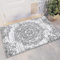 HEBE Washable Area Rug - 2'x3' Non Slip Soft Distressed Medallion Bedroom Boho Living Room Accent Throw Vintage Entry Floor Carpet for Dining Room Bathroom Entryway