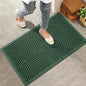 HIYARD Sturdy Front Door Mat, Absorbent Muddy Dirt Resist Welcome Door Mats Outdoor Indoor, Stain and Fade Resistant, Non-Slip Backing Entry Mat Low Profile Doormat for Entryway, 47×32, Green