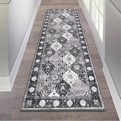 HEBE Hallway Runner Rug 2'x6' Washable Vintage Distressed Area Rugs Non Slip Laundry Rug Runner Boho Floor Carpet Runners for Hallways Entryway Laundry Room Kitchen Bathroom