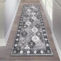 HEBE Hallway Runner Rug 2'x6' Washable Vintage Distressed Area Rugs Non Slip Laundry Rug Runner Boho Floor Carpet Runners for Hallways Entryway Laundry Room Kitchen Bathroom