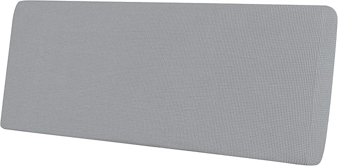 Easy-Going Stretch Cushion Cover Sofa Cushion Furniture Protector Sofa Seat Sofa Slipcover Sofa Cover Soft Flexibility with Elastic Bottom(Sofa Cushion, Silver Gray)