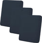 Easy-Going Stretch Individual Chair Couch Cushion Cover Sofa Cushion Furniture Protector Sofa slipcover Soft Flexibility with Elastic Bottom (3-Piece Sofa Cushion Cover, Dark Blue)