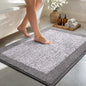 48x32 Large Bathroom Rugs Washable Non Slip, Light Grey Bath Mat for Bathroom Floor Tub, Soft Absorbent Quick Dry Mats for Shower, Bathtub,Home Decor