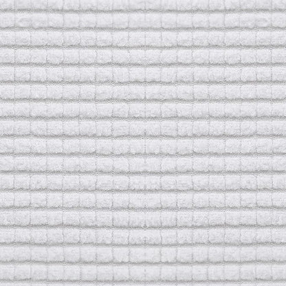 Easy-Going Stretch Oversized Chair Sofa Slipcover 1-Piece Couch Sofa Cover Furniture Protector Soft with Elastic Bottom for Kids Spandex Jacquard Fabric Small Checks Snow White