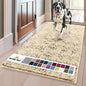 Muddy Mat® | Super Absorbent Door Mat Indoor, Microfiber Quick Dry Chenille Entryway Rug, Non-Slip Front Door Mat, Indoor Mats for Entryway, Machine Washable Pet Rug, Beige 24"x96"