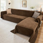 Sectional Couch Covers, 2 Pieces Washable L Shaped Couch Covers Sofa Blanket for Dogs Pet Friendly Sectional Sofa Slipcovers Furniture Covers,71"x 102"+ 71"x 110",(Large,Coffee)