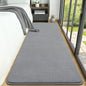 AROGAN 2x8 Feet Shag Runner Rug for Hallways, Washable Rugs with Memory Foam for Bedroom, Entryway Indoor Fluffy Throw Rug for Bedside Living Room Kids Girls Nursery Dorm Room Decor, Grey