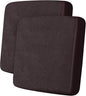 Leather Look Couch Cushion Covers Sofa Seat Slipcovers Sets Couches Furniture Protector for Sectional Armchair Loveseat Pets Kids Stretch Spandex Fabric (2 Cushion Loveseat, Chocolate)