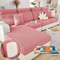 Soothing Home Sofa Covers, Sofa Hero Covers, Wear-Resistant Universal Couch Covers Washable Stretch Sectional Couch Cushion Covers (Pink,Back Cover L)