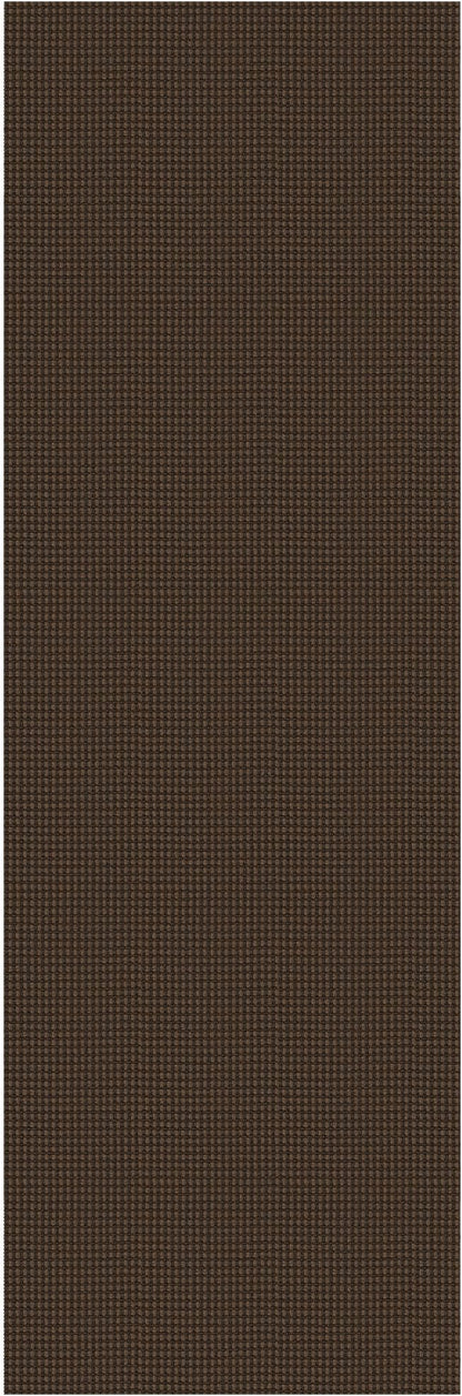 KOZYFLY Runners for Hallways 3x8 ft Washable Kitchen Runner Non Slip Rubber Backed Hall Runners Cotton Entryway Runner Rugs Floor Carpet for Indoor Backdoor Bedroom Kitchen, Reddish Brown/Coffee