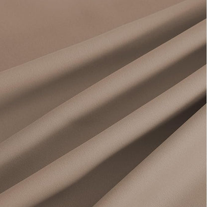 NICETOWN Cappuccino Grommet Drapes - Thermal Insulated Window Treatments for Living Room, Yard, Office, Flat, Hall - Heavy-Duty Construction, 2 Panels, W52 x L95
