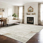Double Layers 8x10 Area Rugs for Living Room- Upgraded Removable(Upper Layer+Lower Layer) Washable Area Rugs for Bedroom,Dining Room- Large Vintage Carpets with Cushioned Pad for Home Office