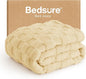 Bedsure GentleSoft Yellow Throw Blanket for Couch - Checkered Fleece Blankets Gifts for Kids Girls, Cute Soft Cozy Throw for Bedroom Home Decor Gifts, 50x60 Inches