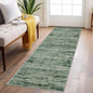 Lansny Modern Abstract Runner Rug 2x6, Forest Green Washable Kitchen Runner Non-Slip Soft Hallway Rug Runner Thin Print Faux Wool Carpet for Entryway Bedroom Laundry Room Indoor Home Decor