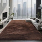 10X14 Large Area Rugs for Living Room Bedroom,Big Shag Rug for Bedroom Dorm,Soft Fluffy Indoor Carpet Nursery Rugs for Kids Girls Room Home Decor,Brown