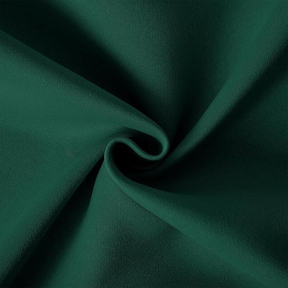 MIULEE Christmas Blackout Curtains,Room Darkening Thermal Insulated Drapes Solid Window Treatment Set Grommet Top Light Blocking Curtain for Living Room/Bedroom 2 Panels 42x63 inch, Hunter Dark Green