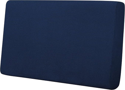 Easy-Going Stretch Loveseat Cushion Cover Sofa Cushion Furniture Protector Sofa Seat Sofa Slipcover Sofa Cover Soft Flexibility with Elastic Bottom(Loveseat Cushion, Navy)