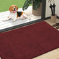 OLANLY Dog Door Mat for Muddy Paws 47x32, Absorbs Moisture and Dirt, Absorbent Non-Slip Washable Doormat, Quick Dry Chenille Mud Mat, Entry Indoor Entryway Carpet for Inside Floor, Caramel Russet