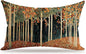Rustic William Morris Inspired Autumn Forest Decor Pillow Covers 18x18 Double-Sided, Fall Home Room Decor,Vintage Botanical Nature Decorative Throw Pillow Covers for Home Bedroom Living Room