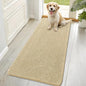 OLANLY Dog Door Mat for Muddy Paws 70x32, Absorbs Moisture and Dirt, Absorbent Non-Slip Washable Doormat, Quick Dry Chenille Mud Mat for Dogs, Entry Indoor Entryway Carpet for Inside Floor, Sand