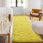 ONASAR Yellow Runner Rugs for Bedroom Living Room, Fluffy 2x6 Bedside Hallway Area Rug, Ultra Soft Plush Furry Faux Fur Non Slip Floor Carpet for Nursery Kids Dorm Closet Home Decor Aesthetic