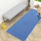 OLANLY Dog Door Mat for Muddy Paws 59x24, Absorbs Moisture and Dirt, Absorbent Non-Slip Washable Doormat, Quick Dry Chenille Mud Mat, Entry Indoor Entryway Carpet for Inside Floor, Cornflower Blue