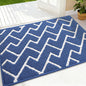 OLANLY Front Door Mat, Non-Slip Rubber Backing, Dirt Resistant and Absorbent, Washable, Easy to Clean Low-Profile Indoor Doormat for Back Door, Entryway, Inside Entrance, 32x20, Navy