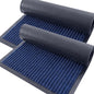 OLANLY Front Door Mat Indoor Outdoor Entrance, 2-Pack 33 x 21 Inch, Waterproof Heavy Duty Doormat, Fade Resistant, Low Profile, Easy Clean Patio Porch Welcome Floor Mats for Entry, Blue