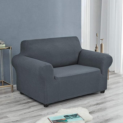Joccun Stretch Chair Couch Cover,1-Piece Sofa Slipcover Spandex Jacquard Fabric Sofa Covers with Elastic Bottom,Washable Furniture Protector for Dogs,Cats,Kids(Armchair,Gray)