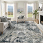 XLUEZ 8x10 Area Rugs for Living Room, Washable Modern Abstract Large Area Rug Neutral Soft Non Slip Kids Rug Stain Resistant Indoor Carpet for Bedroom Nursery Dining Room Playroom(GreyWhite, 8'x10')