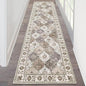 HEBE Hallway Runner Rug 2'x8' Washable Vintage Distressed Area Rugs Non Slip Laundry Rug Runner Boho Floor Carpet Runners for Hallways Entryway Laundry Room Kitchen Bathroom