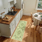 Area Rugs 2'x5' Runner Rug Non Slip Washable for Kitchen Hallway Bedroom Beside Laundry Room Bathroom Rug, Floor Carpet, Sage Green Yellow