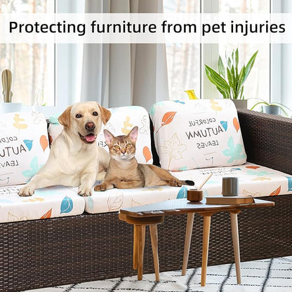 8Pcs Stretch Patio Cushion Covers,Outdoor Couch Covers Replacement,Outdoor Couch & Sofa Slipcovers,for Patio Furniture Cushion Covers,Washable Reusable urniture Protector(Chrysanthemum,8PCS)