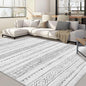 Nakagishi 5x8 Area Rugs Living Room: Washable Boho Large Neutral Soft Farmhouse Rug Stain Resistant Modern Indoor Floor Non-Slip Carpet for Bedroom Nursery Kids Playroom Office Dining Room Dorm- Grey