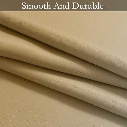 SimpleHome Ombre Room Darkening Curtains 96 inches Length for Bedroom,Grommet Gradient Light Blocking Beige Gradient Window Curtains for Living Room,2 Panels, 52x96 inches