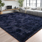 Chicrug Soft Area Rug for Bedroom Living Room Plush Fluffy Rug 4x6 Feet, Shag Furry Area Rug Carpet Non Shedding for Nursery Children Kids Girls Room Home Decorative, Navy Blue