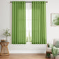 Lime Green Curtains 63 Inches Long 2 Panel Sets for Living Room Bedroom, Light Filtering Linen Drapes for Kitchen Windows Rod Pocket or Back Tab Curtain,Semi Sheer 52x63