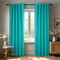 Deconovo Blackout Curtains, Thermal Insulated, W42 x L95 2 Panels, Back Tab, Machine Washable, Room-Darkening Drapes for Bedroom/Living Room Turquoise